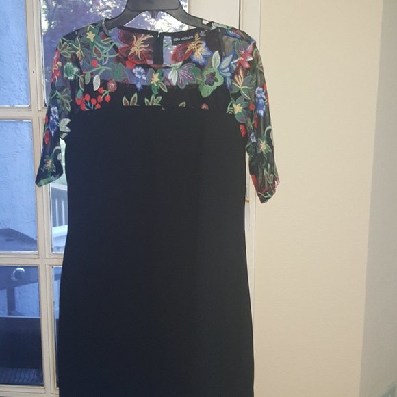 NINA LEONARD SHEATH DRESS - Picture 2 of 15